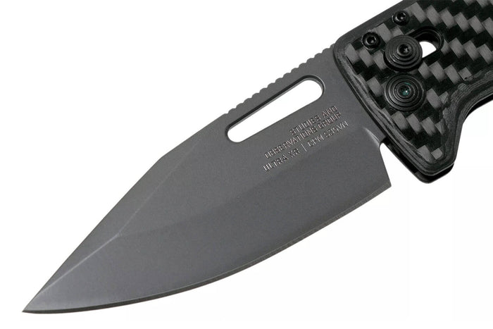 Couteau pliant SOG Ultra XR SGULTRAXR manche en fibre de carbone noir 9cm