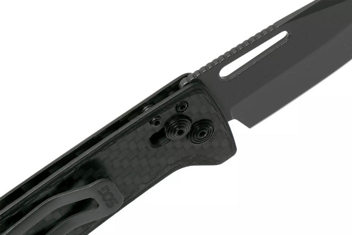 Couteau pliant SOG Ultra XR SGULTRAXR manche en fibre de carbone noir 9cm