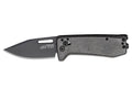 Couteau pliant SOG Ultra XR SGULTRAXRXHPBK manche en fibre de carbone noir 9,1cm