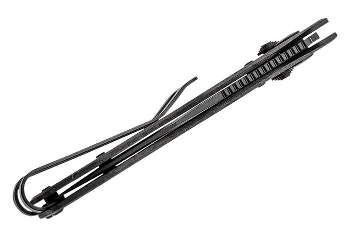 Couteau pliant SOG Ultra XR SGULTRAXRXHPBK manche en fibre de carbone noir 9,1cm