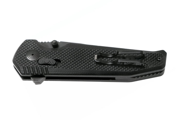 Couteau pliant SOG Vision XR SGVISION lame mixte manche en G10 11,8cm noir