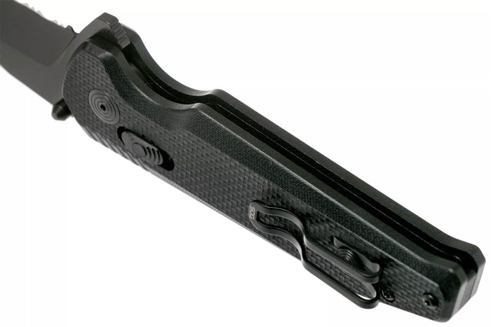 Couteau pliant SOG Vision XR SGVISION lame mixte manche en G10 11,8cm noir