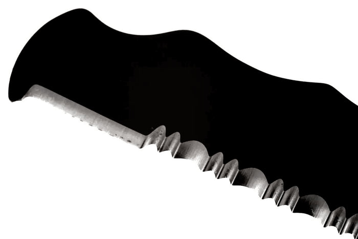 Couteau pliant Spyderco Assist C79PSBBK lame noire dentée manche en nylon/fibre de verre noir 12,2cm