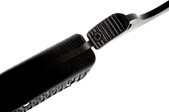 Couteau pliant Spyderco Assist C79PSBBK lame noire dentée manche en nylon/fibre de verre noir 12,2cm