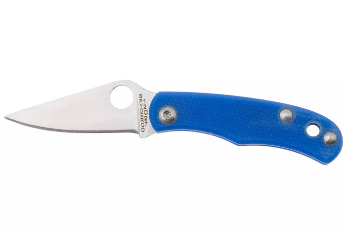 Couteau pliant Spyderco Bug C133GBKP manche 4,3cm en G10 bleu