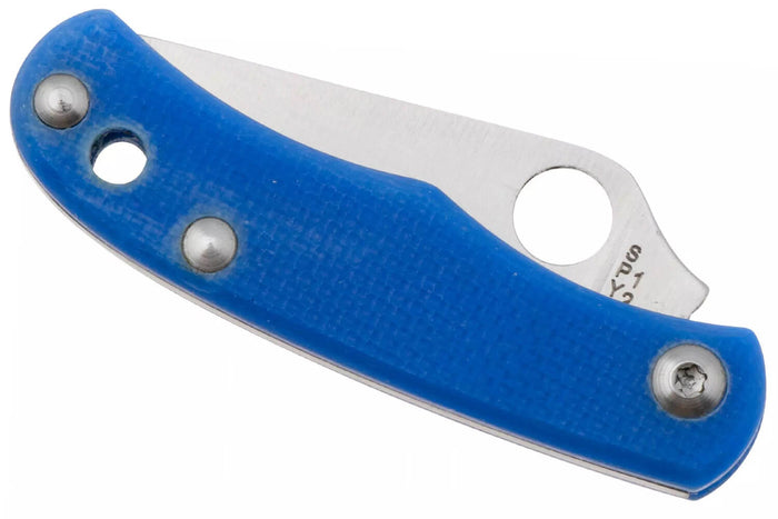Couteau pliant Spyderco Bug C133GBKP manche 4,3cm en G10 bleu