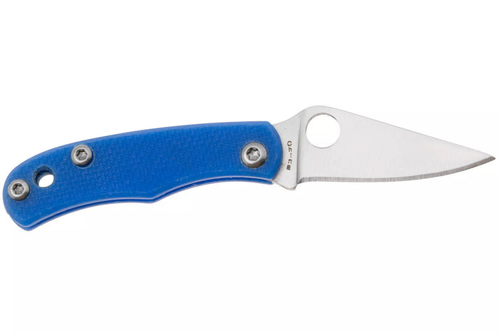 Couteau pliant Spyderco Bug C133GBKP manche 4,3cm en G10 bleu