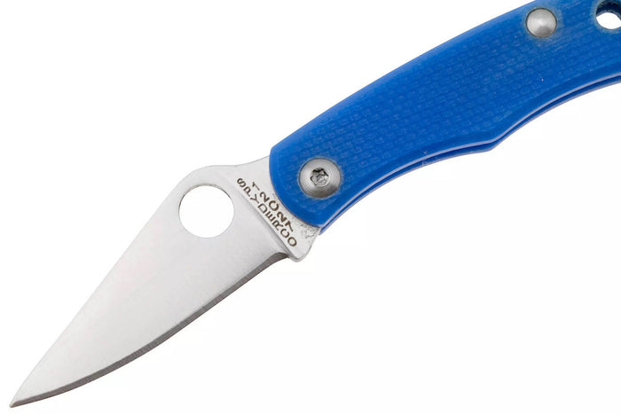 Couteau pliant Spyderco Bug C133GBKP manche 4,3cm en G10 bleu