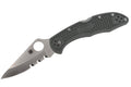 Couteau pliant Spyderco Delica 4 C11PSFG vert feuillage en nylon/fibre de verre 10,8cm