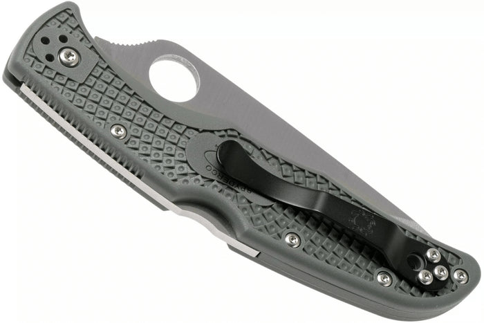 Couteau pliant Spyderco Endura 4 C10PSFG semi denté vert nylon/fibre de verre 12,6cm