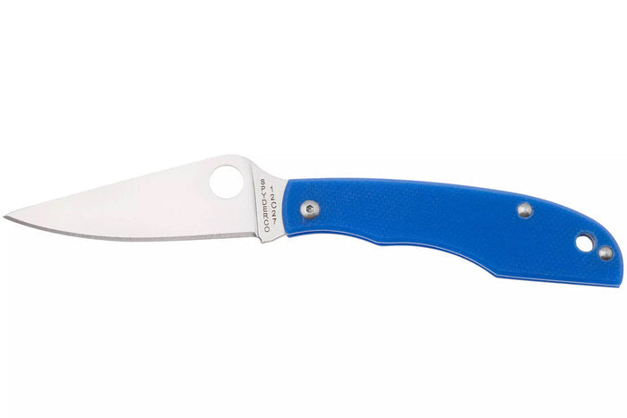 Couteau pliant Spyderco Grasshopper C138GBLP manche 7,2cm en G10 bleu