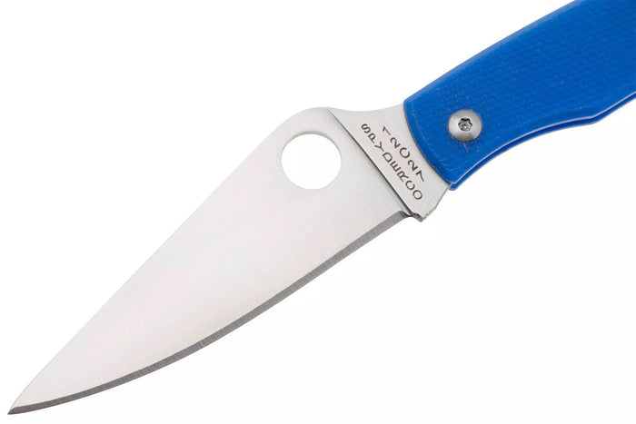 Couteau pliant Spyderco Grasshopper C138GBLP manche 7,2cm en G10 bleu