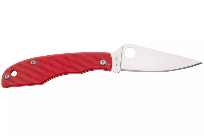 Couteau pliant Spyderco Grasshopper C138GRDP manche 7,2cm en G10 rouge
