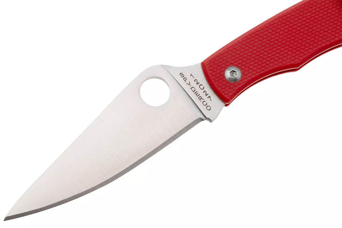 Couteau pliant Spyderco Grasshopper C138GRDP manche 7,2cm en G10 rouge