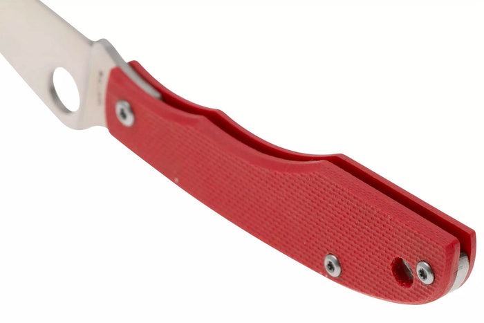 Couteau pliant Spyderco Grasshopper C138GRDP manche 7,2cm en G10 rouge