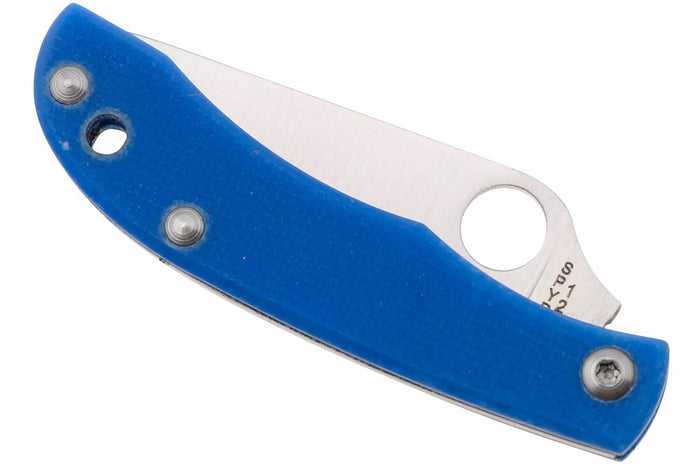 Couteau pliant Spyderco Honeybee C137GBLP manche 5,2cm en G10 bleu