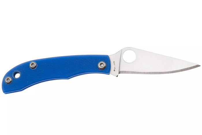 Couteau pliant Spyderco Honeybee C137GBLP manche 5,2cm en G10 bleu