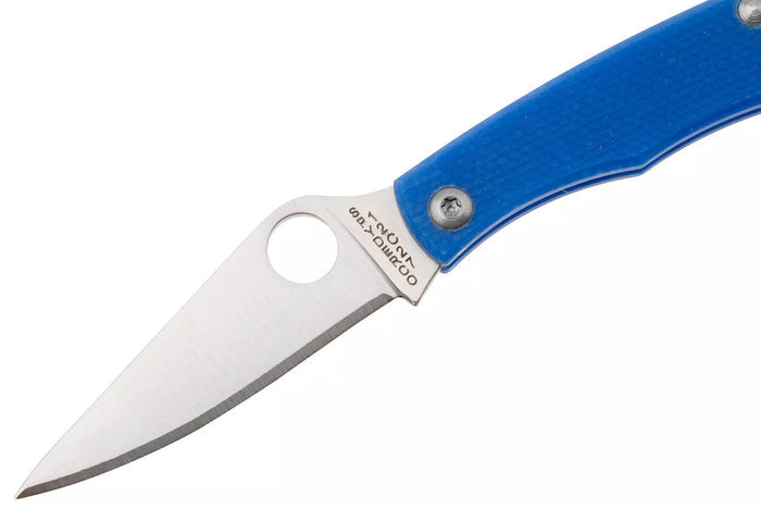 Couteau pliant Spyderco Honeybee C137GBLP manche 5,2cm en G10 bleu