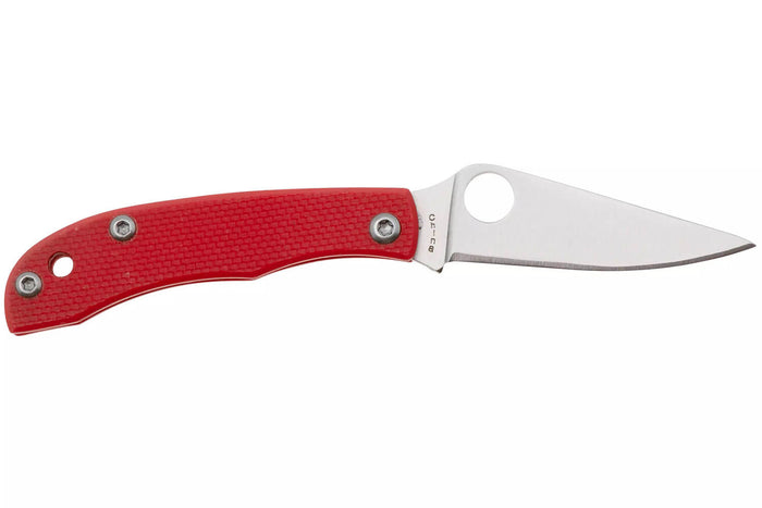 Couteau pliant Spyderco Honeybee C137GRDP manche 5,2cm en G10 rouge