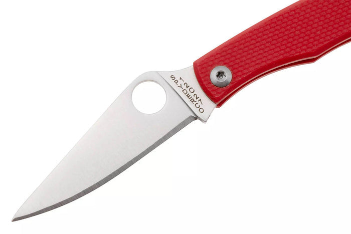 Couteau pliant Spyderco Honeybee C137GRDP manche 5,2cm en G10 rouge