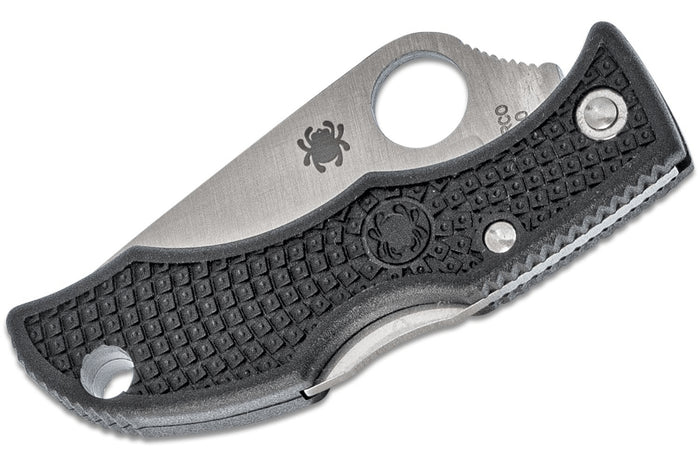 Couteau pliant Spyderco Ladybug 3 Plain Edge LBKP3 manche nylon/fibre de verre plat 6,3cm