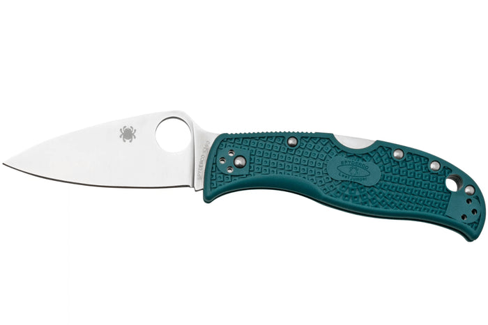 Couteau pliant Spyderco LeafJumper C262PBLK390 manche nylon / fibre de verre bleu 11,3cm