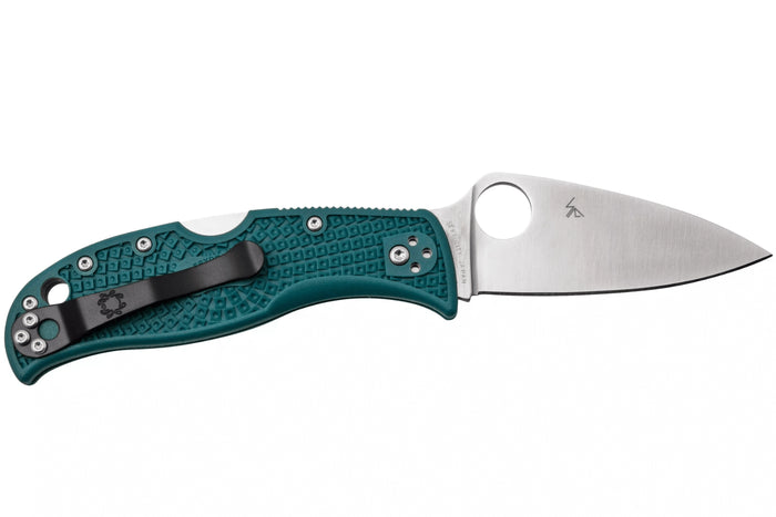 Couteau pliant Spyderco LeafJumper C262PBLK390 manche nylon / fibre de verre bleu 11,3cm