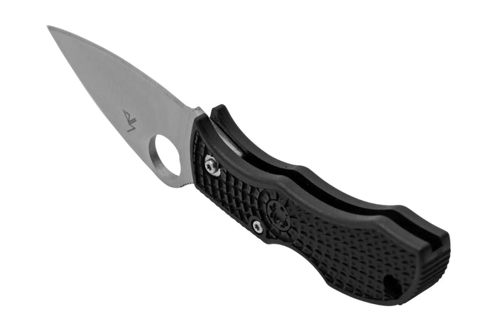 Couteau pliant Spyderco Manbug MBKLFP manche en nylon / fibres de verre noir 6,4cm