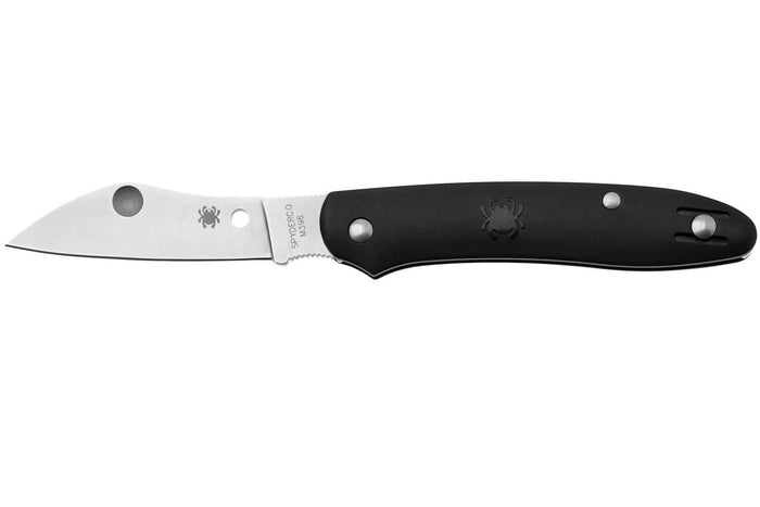 Couteau pliant Spyderco Roadie XL C267BKP manche 9,6cm noir en nylon et fibres de verre