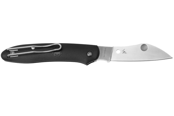 Couteau pliant Spyderco Roadie XL C267BKP manche 9,6cm noir en nylon et fibres de verre