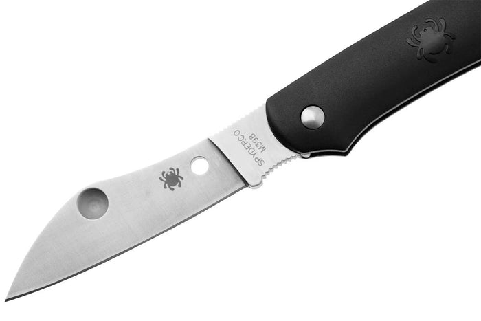Couteau pliant Spyderco Roadie XL C267BKP manche 9,6cm noir en nylon et fibres de verre