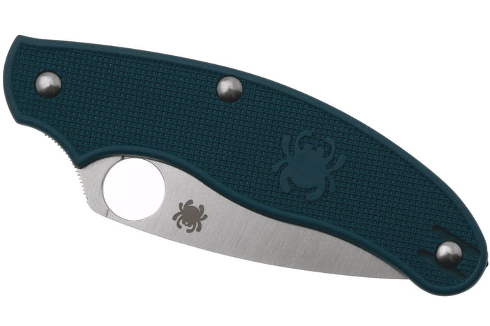 Couteau pliant Spyderco UK Penknife C94PCBL manche en nylon / fibre de verre bleu foncé 10cm