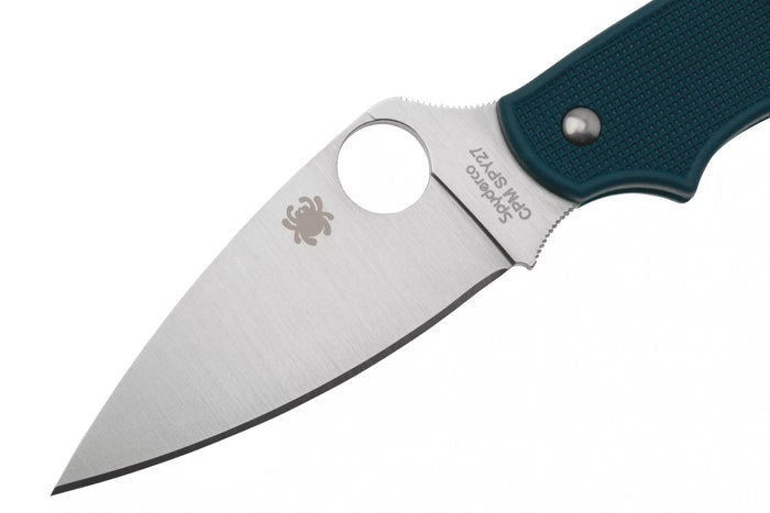 Couteau pliant Spyderco UK Penknife C94PCBL manche en nylon / fibre de verre bleu foncé 10cm