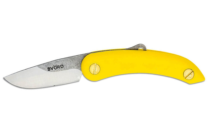 Couteau pliant Svord Peasant Jaune SVPKPPY manche en PP 13cm
