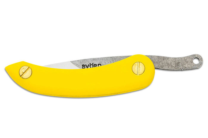 Couteau pliant Svord Peasant Jaune SVPKPPY manche en PP 13cm