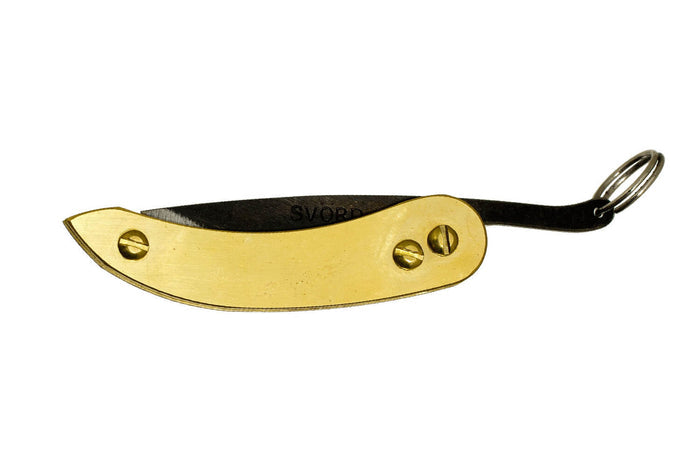 Couteau pliant Svord Peasant Micro Brass SVPKMB manche en laiton 8cm