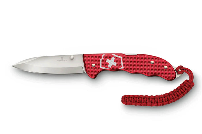 Couteau pliant Victorinox Evoke Alox 0.9415.D20 manche alox rouge 13,6cm