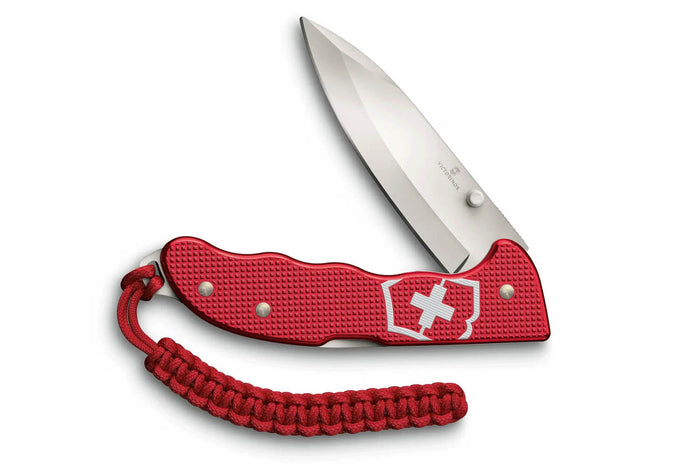 Couteau pliant Victorinox Evoke Alox 0.9415.D20 manche alox rouge 13,6cm
