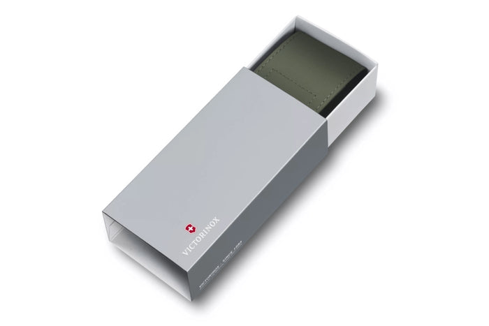 Couteau pliant Victorinox Hunter Pro M One Hand manche polyamide noir 13,6cm + étui toile kaki