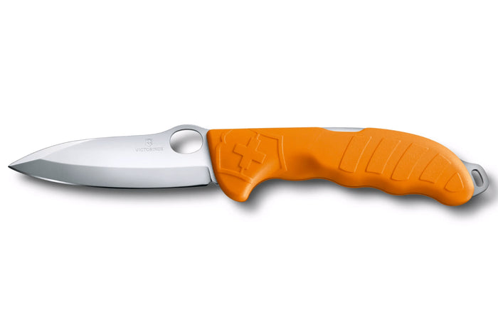 Couteau pliant Victorinox Hunter Pro M One Hand manche polyamide orange 13,6cm + étui toile kaki