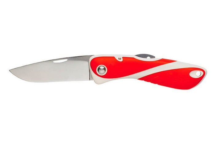 Couteau pliant Wichard Aquaterra 10154 manche rouge avec tire-bouchon