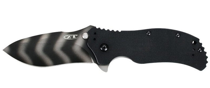 Couteau pliant Zero Tolerance ZT0350TS Tiger Strip manche G10 11,7cm