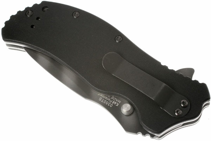 Couteau pliant Zero Tolerance ZT0350TS Tiger Strip manche G10 11,7cm