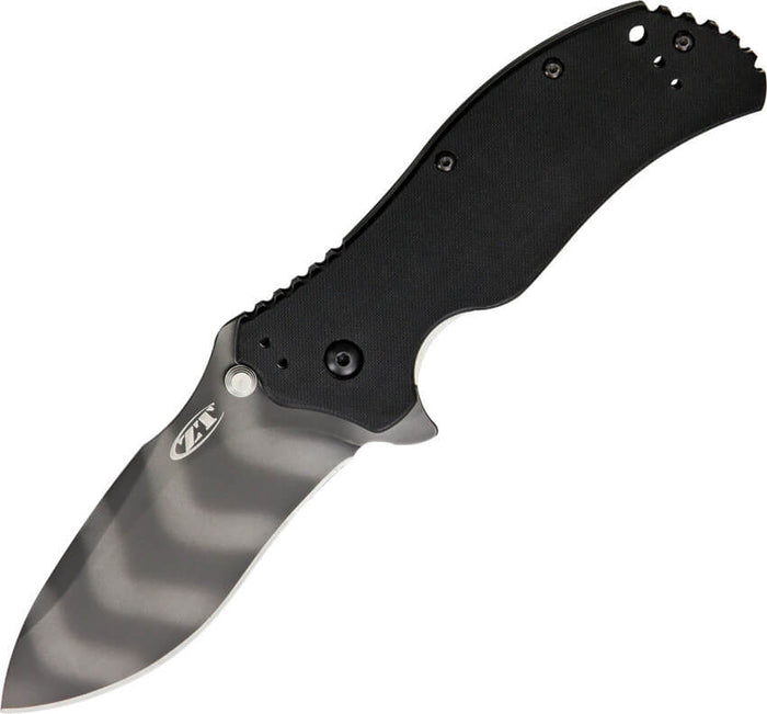 Couteau pliant Zero Tolerance ZT0350TS Tiger Strip manche G10 11,7cm