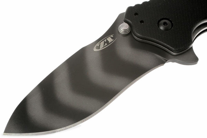 Couteau pliant Zero Tolerance ZT0350TS Tiger Strip manche G10 11,7cm