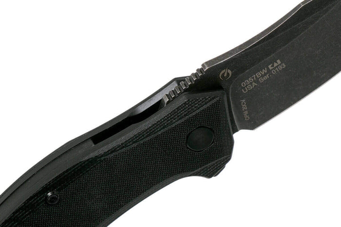 Couteau pliant Zero Tolerance ZT0357BW manche G10 11,2cm