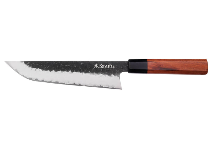 Couteau sakimaru Sayuto Séquoia San Mai martelé 20cm