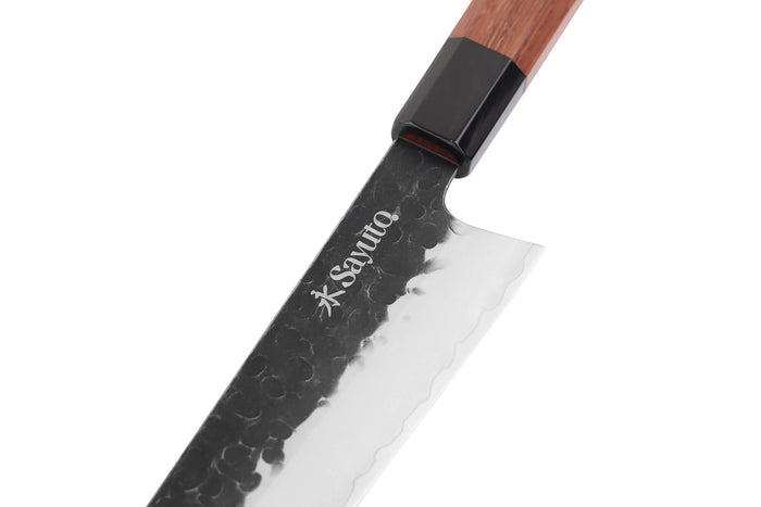 Couteau sakimaru Sayuto Séquoia San Mai martelé 20cm