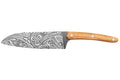 Couteau sankai Deejo Triskell 17cm manche en bois d'olivier
