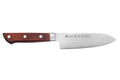 Couteau santoku 15cm japonais Satake Cutlery Brown Pakkawood